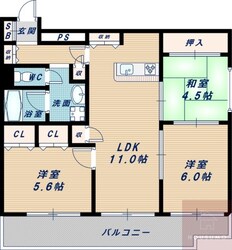 フローライト緑地公園の物件間取画像